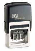 S260 Cosco 2000 Plus Self Inking Date Stamp